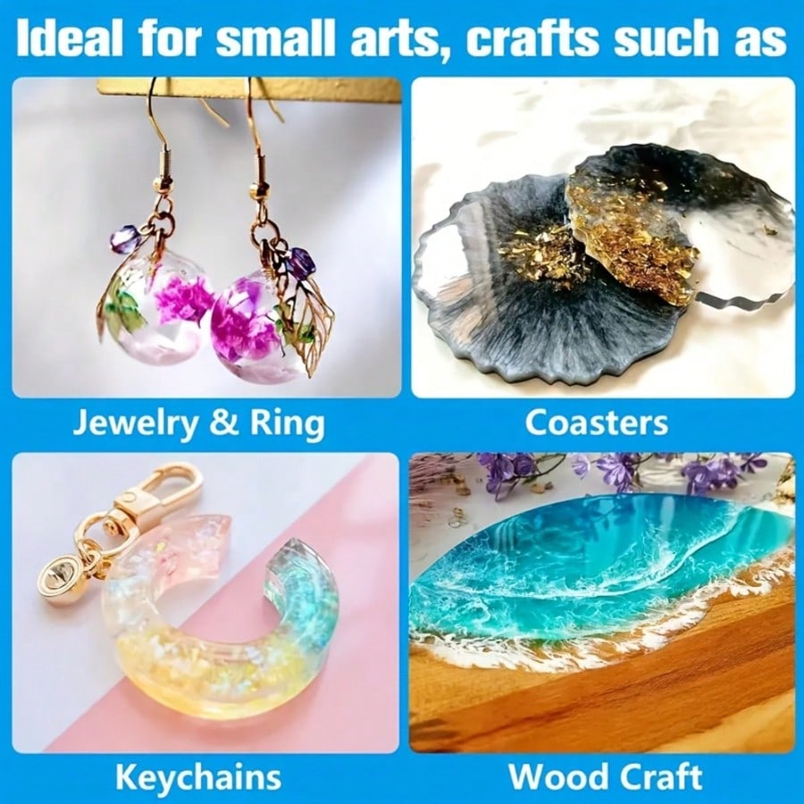 Crystal Clear Epoxy Resin 1:1  - Woodworking Resin 评论和价格