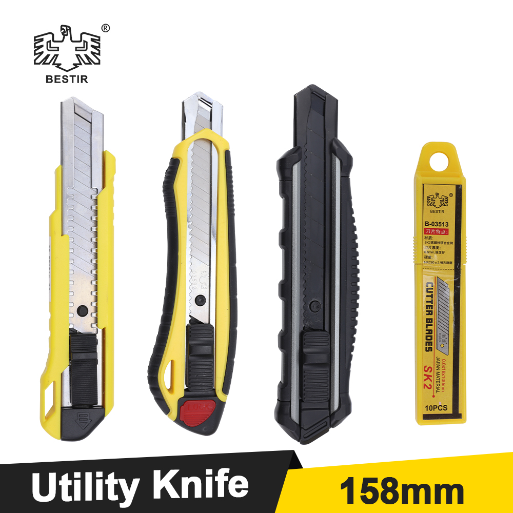BESTIR Retractable Utility Kni - Woodworking Wallpaper 评论和价格