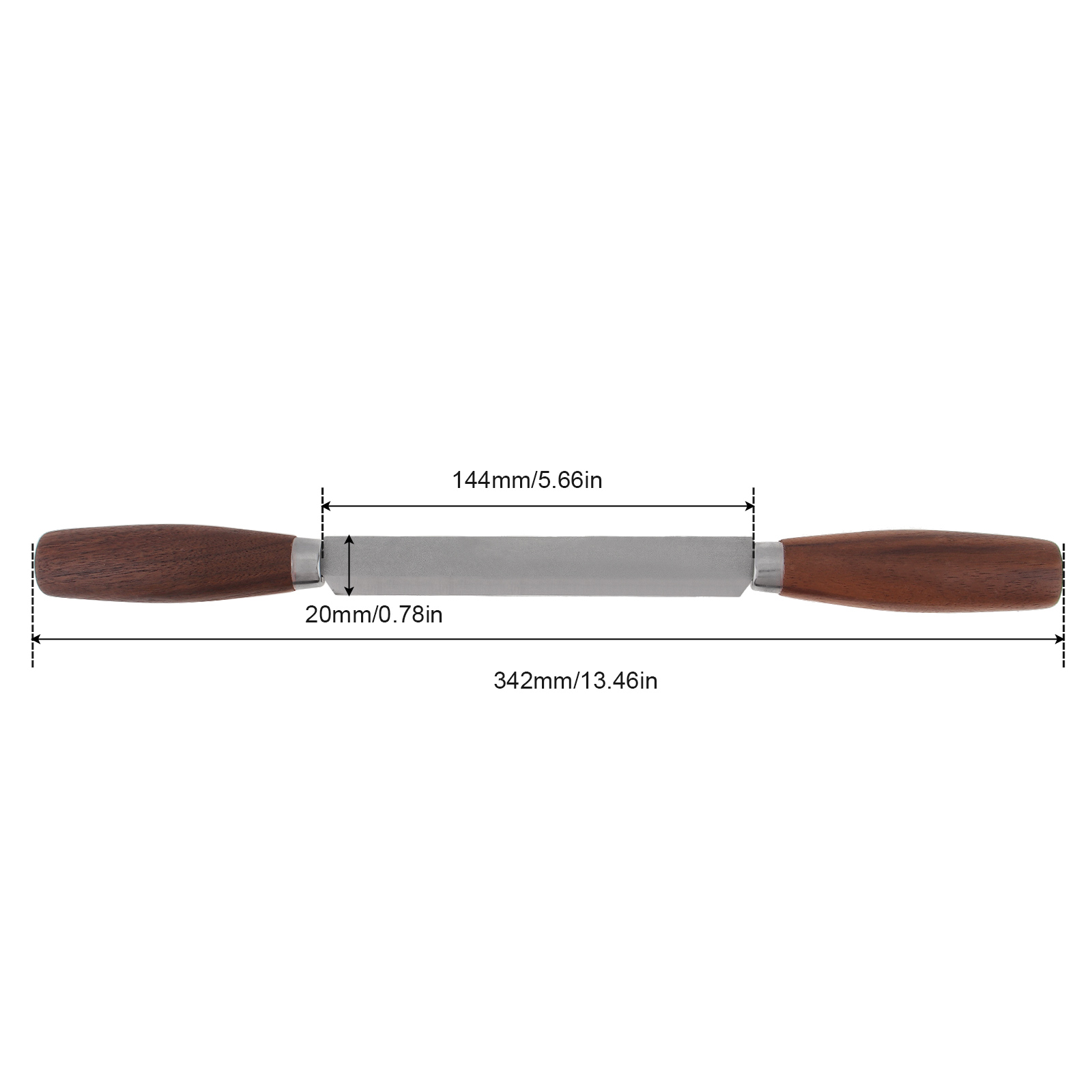 1 Piece Walnut Wood Woodwork H - Drawknife Blade 评论和价格