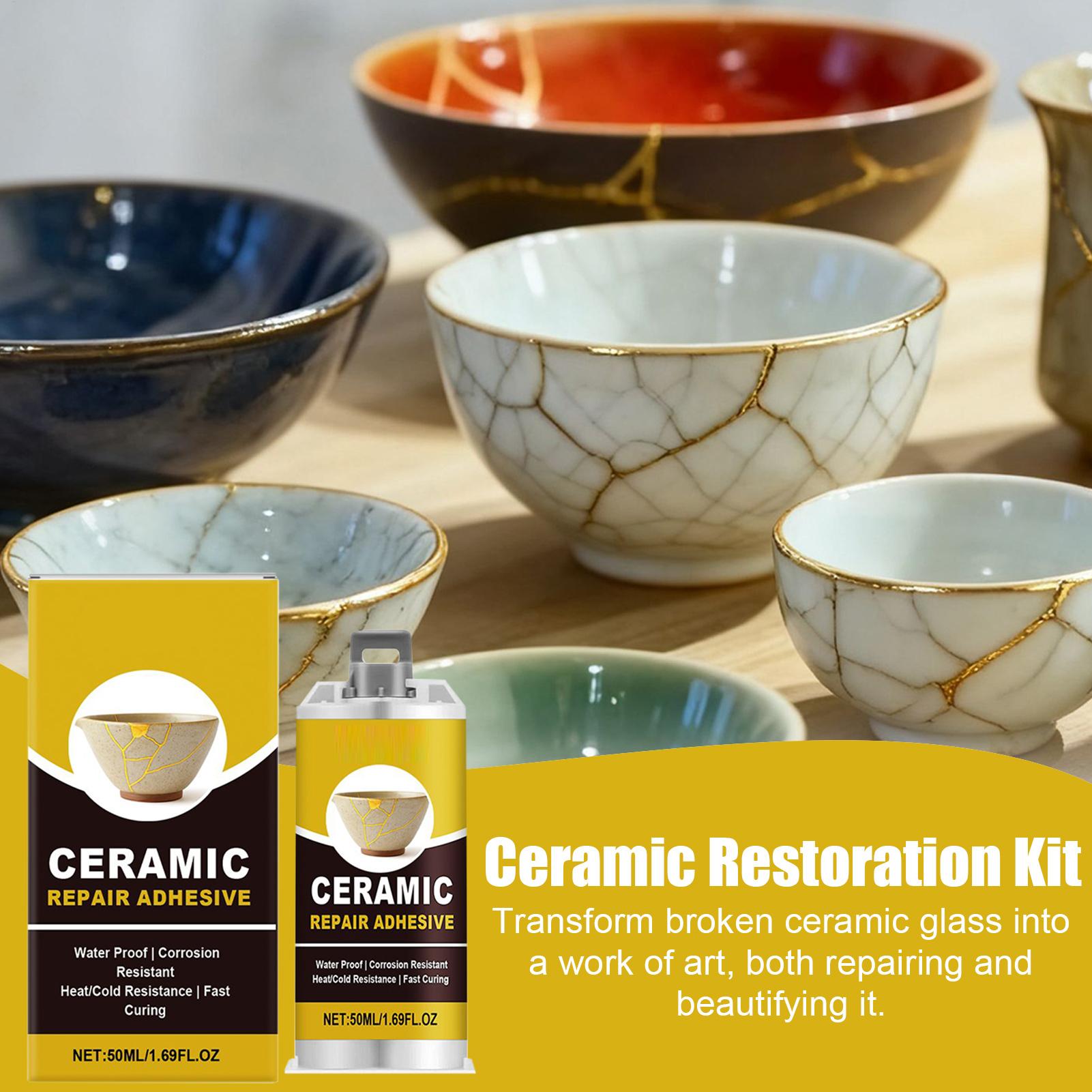 Japanese Kintsugi Ceramic Repa - Woodworking In Japanese 评论和价格