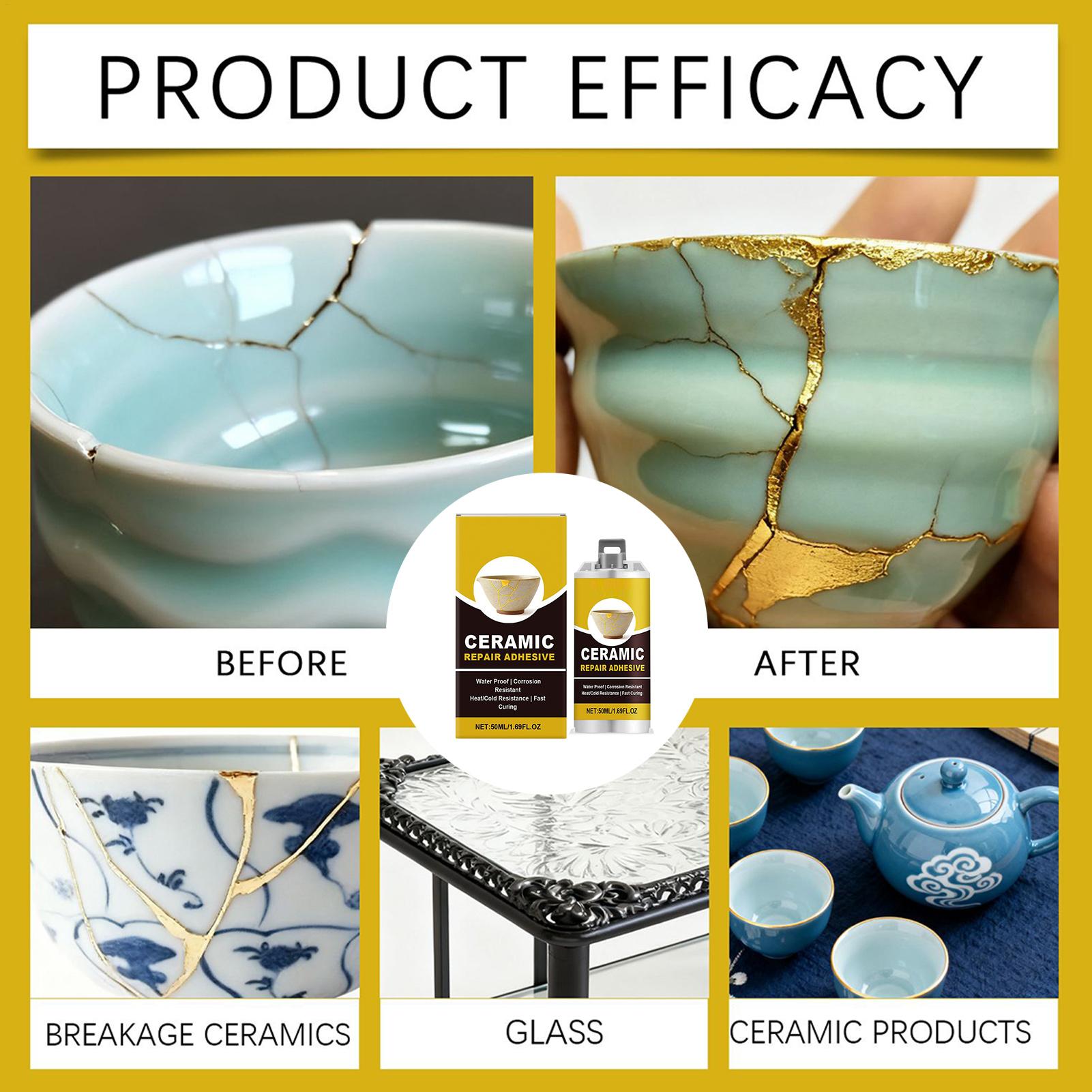 Japanese Kintsugi Ceramic Repa - Woodworking In Japanese 评论和价格